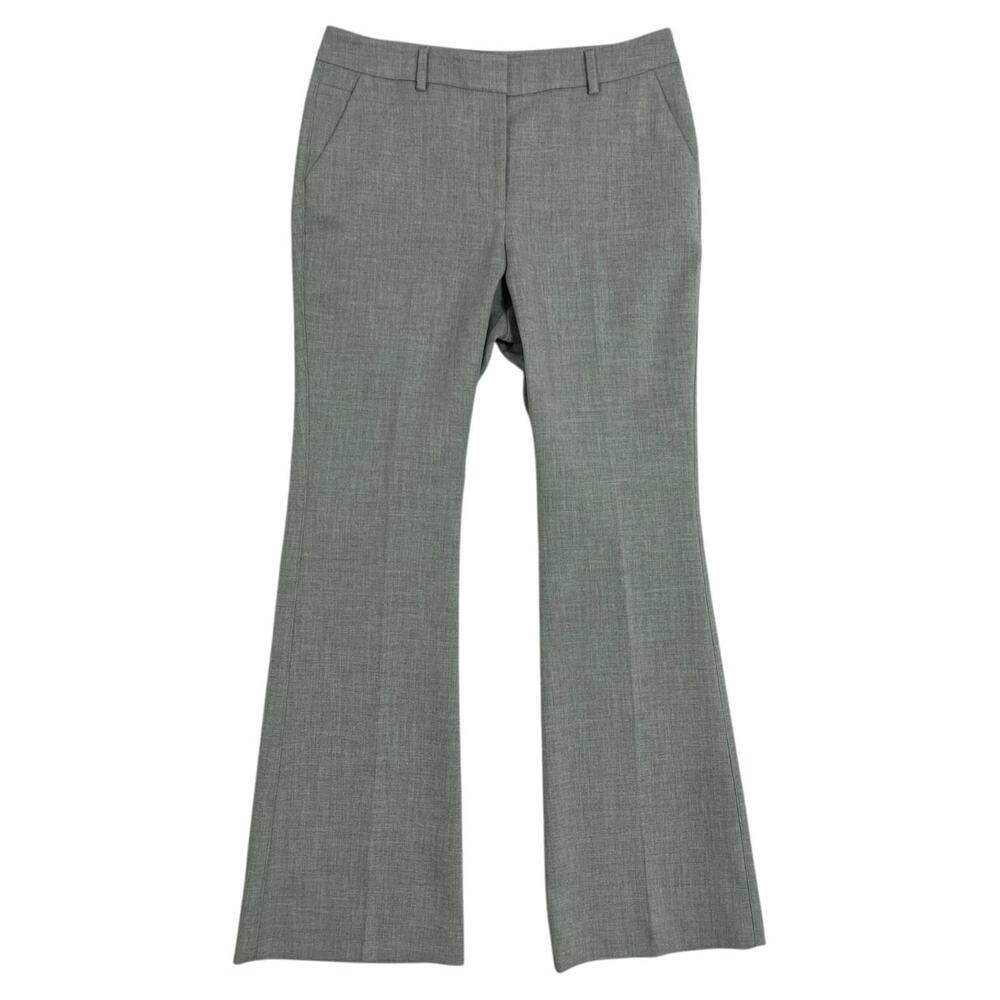 White House Black Market Gray Boot Cut Dress Pants